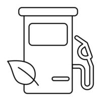 premium download icoon van benzinepomp vector