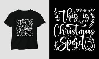 Kerstmis SVG t-shirt ontwerp, vector