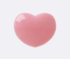 3d roze hart geven icoon. Valentijnsdag dag ontwerp element. vector illustratie.