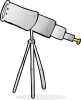 tekening tekenfilm telescoop vector