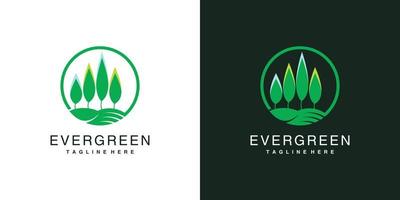 tuin logo ontwerp met vers concept premie vector