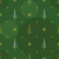 mooi naadloos Kerstmis patroon met net takken. bessen en sterren. abstract vector illustratie.