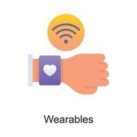 wearables vector schets icoon ontwerp illustratie. internet van dingen symbool Aan wit achtergrond eps 10 het dossier