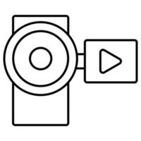 video opnemer welke kan gemakkelijk aanpassen of Bewerk vector
