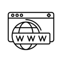 browser vector pictogram