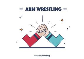 Arm Worstelen Vector