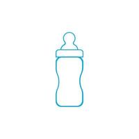 babyfles pictogram vector