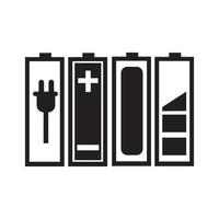 batterij opladen pictogram vector