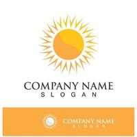 creatief zon concept logo illustratie vector