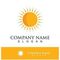 creatief zon concept logo illustratie vector