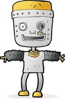 tekening karakter tekenfilm robot vector