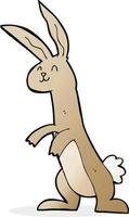 tekening karakter tekenfilm konijn vector