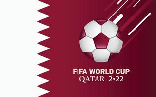 Amerikaans voetbal wereldbeker qatar 2022 abstract voetbal achtergrond sjabloon vector