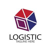 logistiek logo icoon illustratie vector ontwerp distributie symbool levering van goederen economie financiën