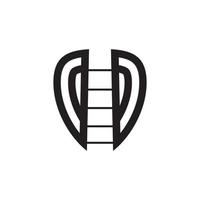logo icoon illustratie sjabloon gemakkelijk gitaar plukken vector ontwerp voor insigne muziek- etiket muziek- studio musical instrument bedrijf
