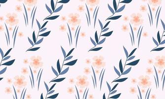 schattig natuur bloemen en bladeren vector. klein kleurrijk bloemen vector