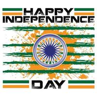 Indisch onafhankelijkheid dag t-shirt ontwerp vector