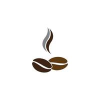 vector koffiebonen sjabloon vector pictogram illustratie