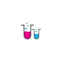 laboratorium logo icoon vector