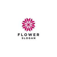 bloem logo icoon vector beeld