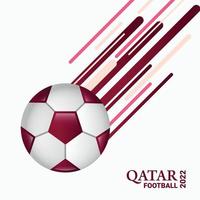 Amerikaans voetbal wereldbeker qatar 2022 abstract wit voetbal achtergrond sjabloon vector