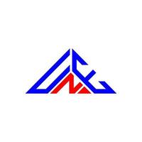 une brief logo creatief ontwerp met vector grafisch, une gemakkelijk en modern logo in driehoek vorm geven aan.