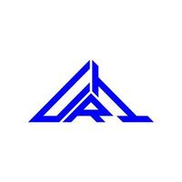 uri brief logo creatief ontwerp met vector grafisch, uri gemakkelijk en modern logo in driehoek vorm geven aan.
