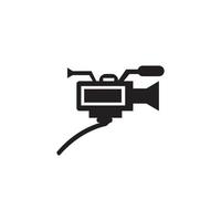 film en camera icoon logo, vector ontwerp illustratie