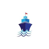 cruiseschip vector pictogram illustratie ontwerp