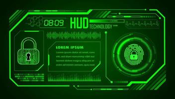 modern hud technologie achtergrond vector