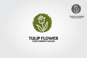 tulp bloem vector logo sjabloon. logo geschikt voor ieder bedrijf, bloem winkels, ikebana, andere bloem arrangementen, Gezondheid, welzijn, fitheid, yoga en spa centra, bruiloft, cosmetica, eco producten.