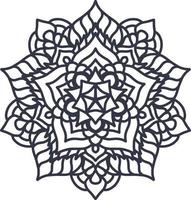 laser besnoeiing bruiloft mandala sjabloon, vector