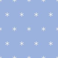 naadloos winter patroon met sneeuwvlokken. vector illustratie