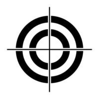 perfect ontwerp icoon van crosshair vector