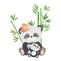 vector illustrator van panda