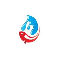 vis logo. vis icoon. dier logo. vis symbool teken. vis vector illustratie sjabloon klaar voor gebruiken.
