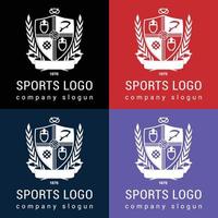 basketbal, Amerikaans voetbal, basketbal en andere sport- logo ontwerp. vector