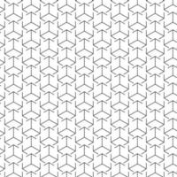 naadloos meetkundig patroon in zwart en wit kleur. vector illustratie.