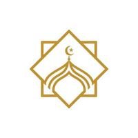 moskee icoon vector illustratie ontwerp