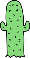 tekening tekenfilm cactus vector