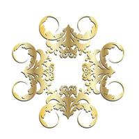 vector damast vintage barokke scroll ornament swirl. Victoriaanse monogram heraldische schild werveling. retro bloemen blad patroon grens gebladerte antieke acanthus kalligrafie gegraveerde tatoeage. naadloos patroon