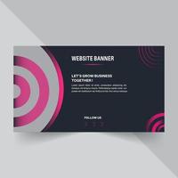 website banier ontwerp sjabloon vector