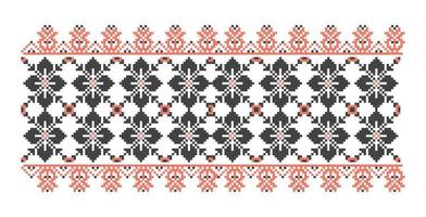 naadloos breiwerk geborduurd patroon vector illustratie met modieus kleur