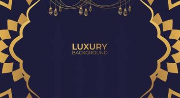 luxe Islamitisch achtergrond met gouden Arabisch patroon Islamitisch oostelijk stijl Arabisch. Ramadan stijl decoratief mandala. geschikt voor thema's met Islamitisch nuances vector