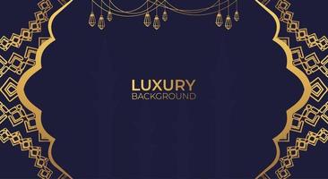 luxe Islamitisch achtergrond met gouden Arabisch patroon Islamitisch oostelijk stijl Arabisch. Ramadan stijl decoratief mandala. geschikt voor thema's met Islamitisch nuances vector