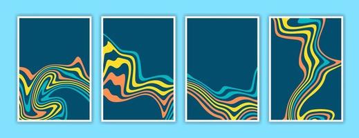 abstract poster vector sjabloon