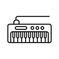 piano vector pictogram