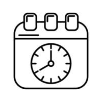deadline vector pictogram