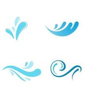 water splash pictogram vectorillustratie vector