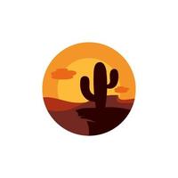 cactus pictogram ontwerp sjabloon vector